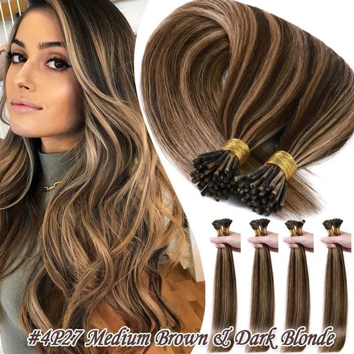 MRSHAIR MRS HAIR I Tip Human Hair Extensions 50pcs/pack