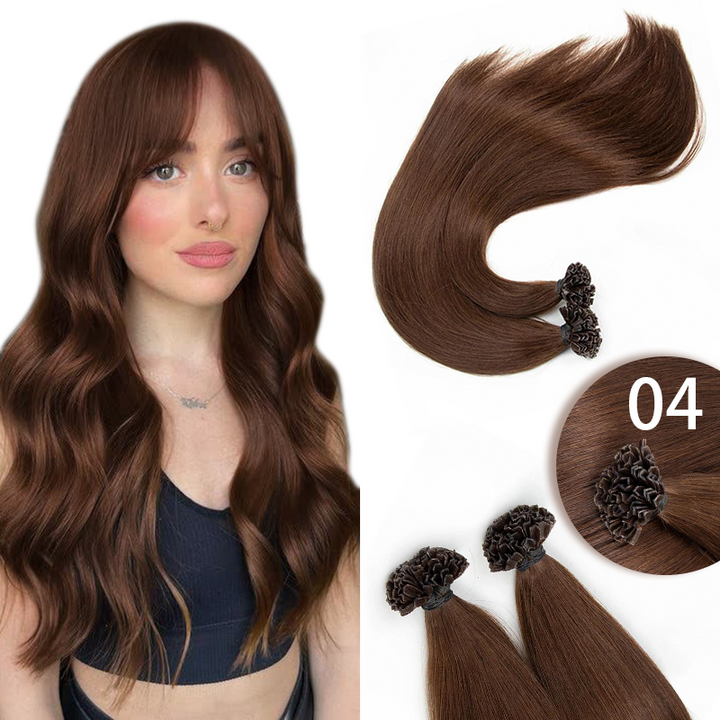 MRSHAIR MRS HAIR K-tip Keratin Human Hair Extensions