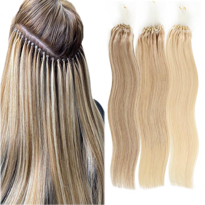 MRSHAIR MRS HAIR Micro Ring Loop Human Hair Extensions