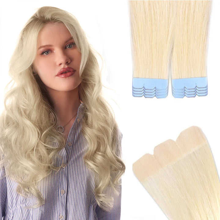 MRSHAIR MRS HAIR Mini Tape in Human Hair Extensions Micro Tape Ins