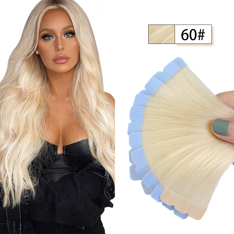 MRSHAIR MRS HAIR Mini Tape in Human Hair Extensions Micro Tape Ins