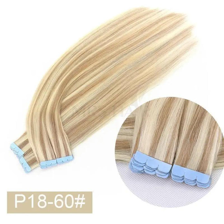 MRSHAIR MRS HAIR Mini Tape in Human Hair Extensions Micro Tape Ins