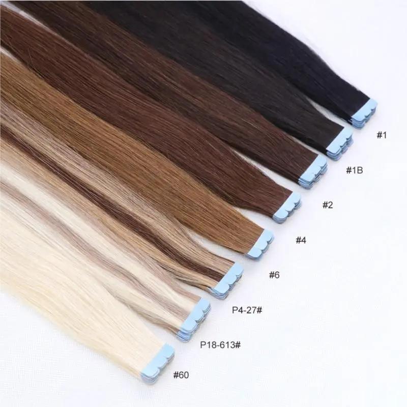 MRSHAIR MRS HAIR Mini Tape in Human Hair Extensions Micro Tape Ins