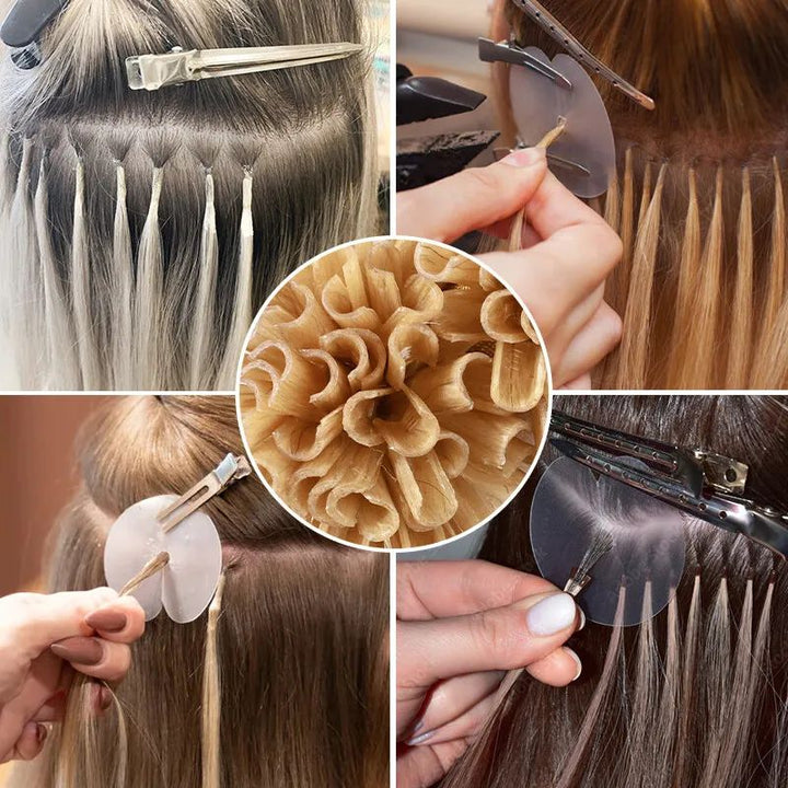 MRSHAIR MRS HAIR Nail Human Hair Extensions U Tip Hair 100G