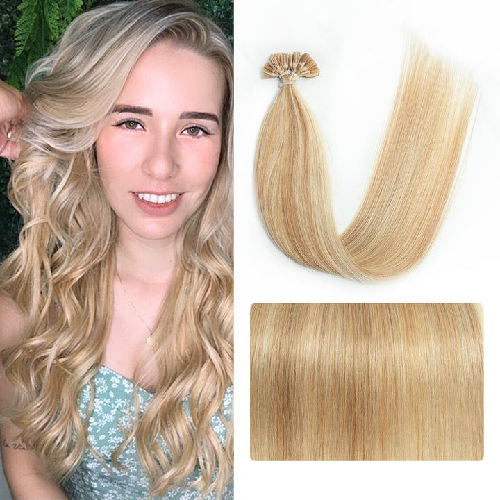 MRSHAIR MRS HAIR Nail Human Hair Extensions U Tip Hair 100G