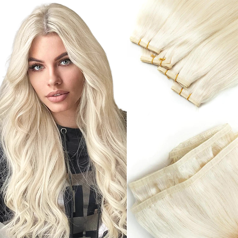 MRSHAIR MRS HAIR Silky Flat Wefts Human Hair Extensions