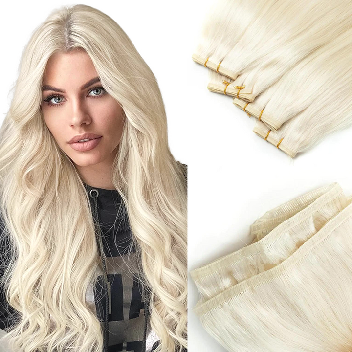 MRSHAIR MRS HAIR Silky Flat Wefts Human Hair Extensions