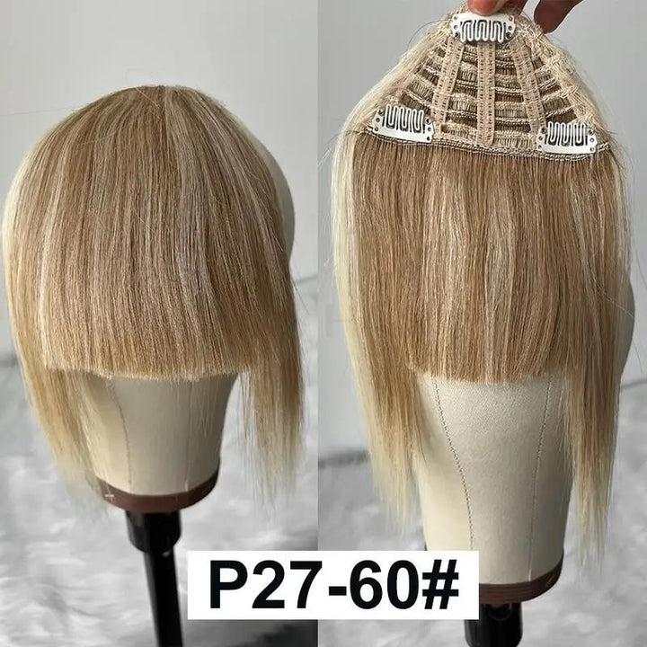 MRSHAIR MRSHAIR 3D Human Hair Bangs Overhead Thick