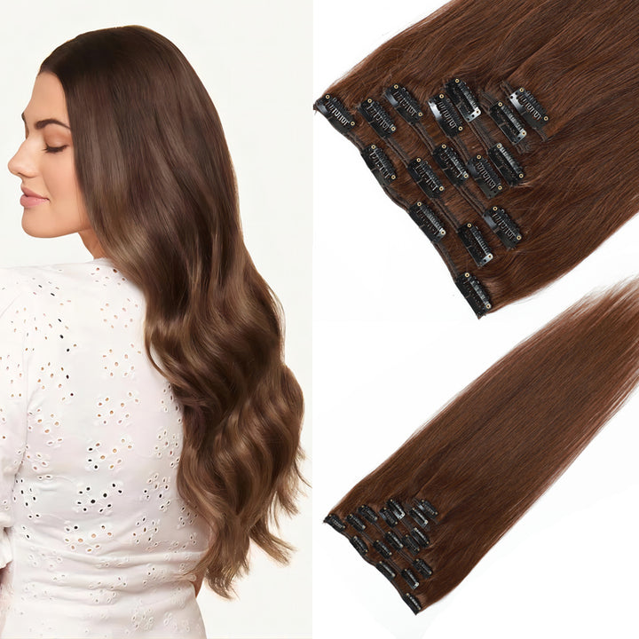 MRSHAIR MRSHAIR 7Pcs Full Head Clip In Hair Extension Human Hair