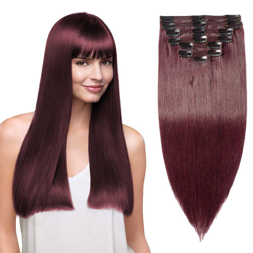 MRSHAIR MRSHAIR 7Pcs Full Head Clip In Hair Extension Human Hair