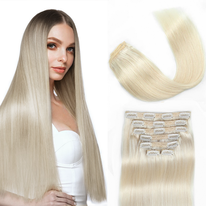 MRSHAIR MRSHAIR 7Pcs Full Head Clip In Hair Extension Human Hair