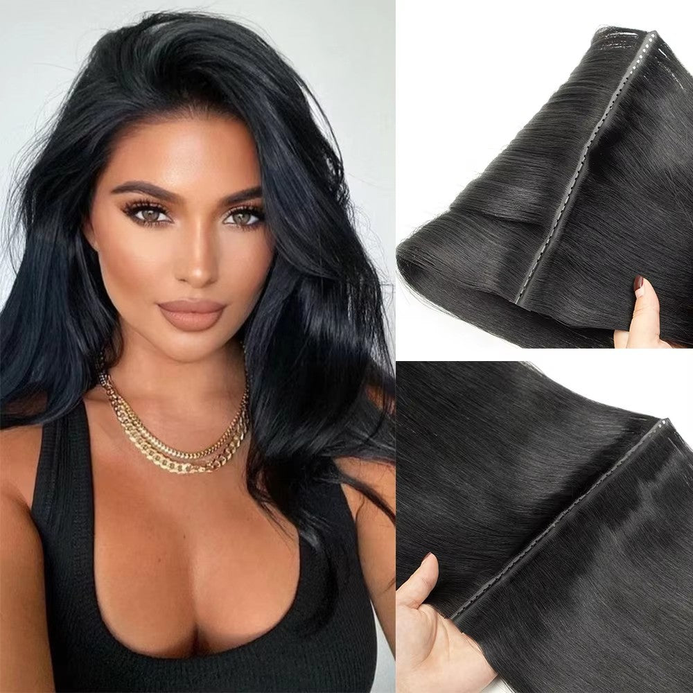 MRSHAIR MRSHAIR Blonde Microlink Wet Hair Extensions XO Hole Wefts( Injected )