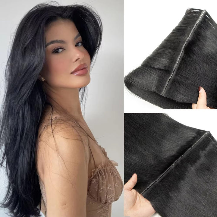 MRSHAIR MRSHAIR Blonde Microlink Wet Hair Extensions XO Hole Wefts( Injected )