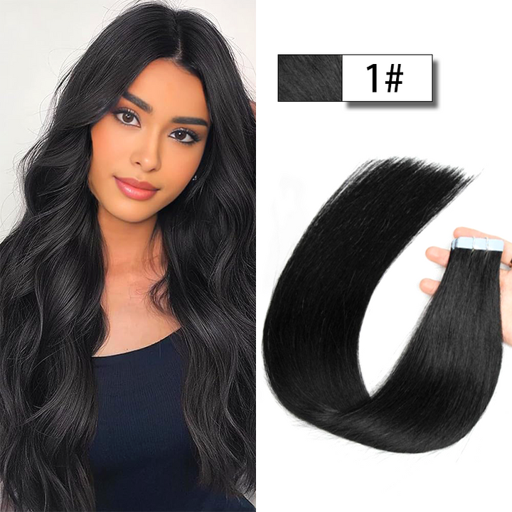 MRSHAIR MRSHAIR Cuticle Remy Single Drawn Tape In Hair 20pcs/pack