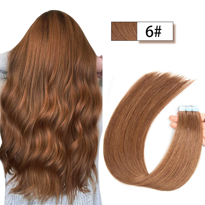 MRSHAIR MRSHAIR Cuticle Remy Single Drawn Tape In Hair 20pcs/pack