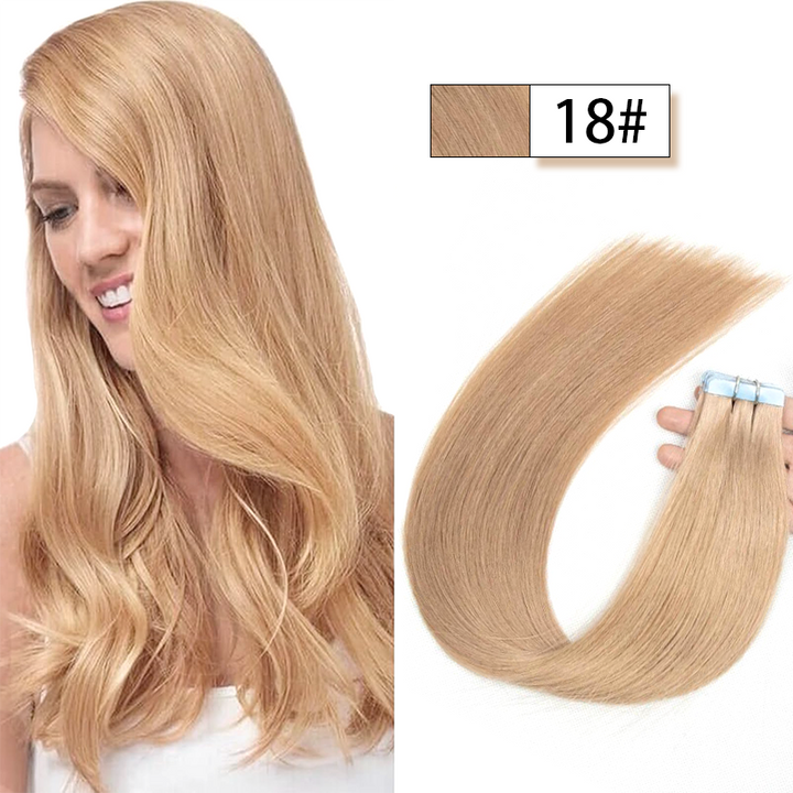 MRSHAIR MRSHAIR Cuticle Remy Single Drawn Tape In Hair 20pcs/pack