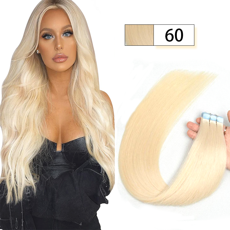 MRSHAIR MRSHAIR Cuticle Remy Single Drawn Tape In Hair 20pcs/pack