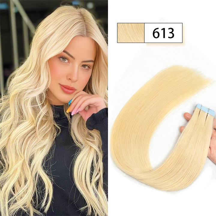 MRSHAIR MRSHAIR Cuticle Remy Single Drawn Tape In Hair 20pcs/pack