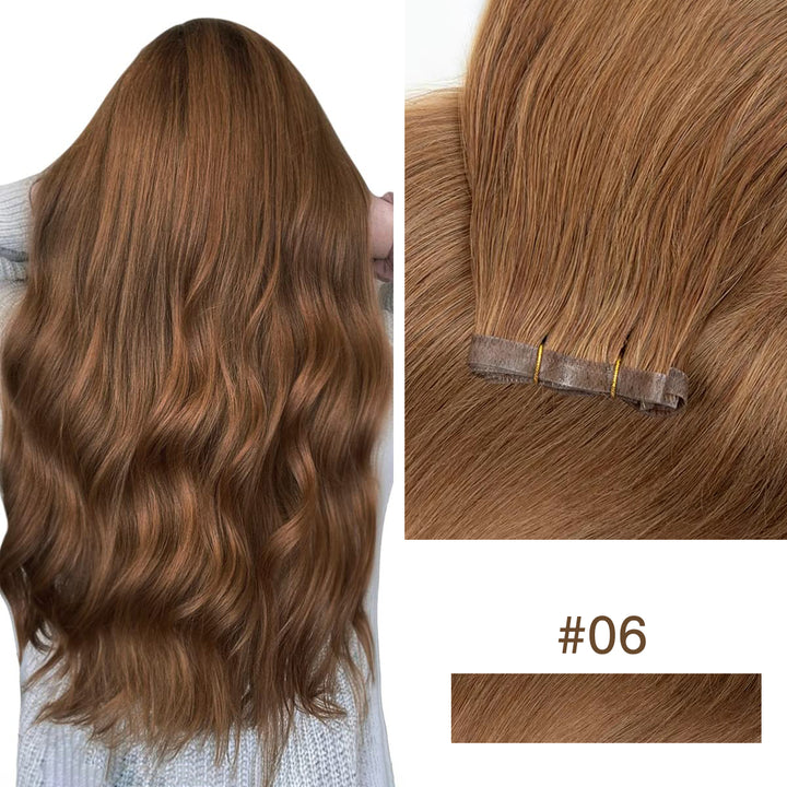 MRSHAIR MRSHAIR Invisible Seamless PU SKin Weft Human Hair Injected PU Wefts