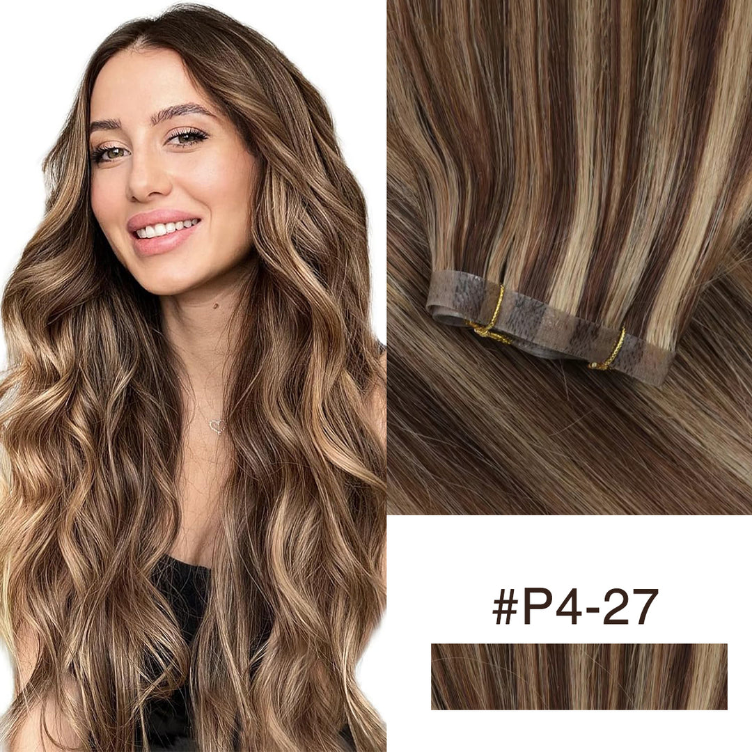 MRSHAIR MRSHAIR Invisible Seamless PU SKin Weft Human Hair Injected PU Wefts