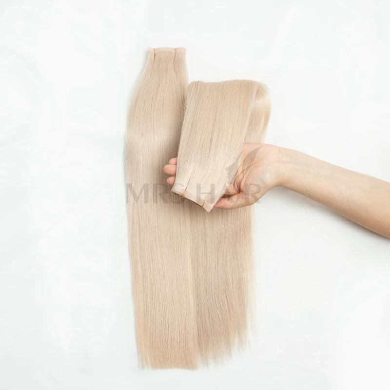 MRSHAIR MRSHAIR Invisible Seamless PU SKin Weft Human Hair Injected PU Wefts