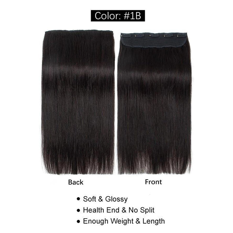 MRSHAIR MRSHAIR One Piece Clip In Human Hair 14 18 22inch
