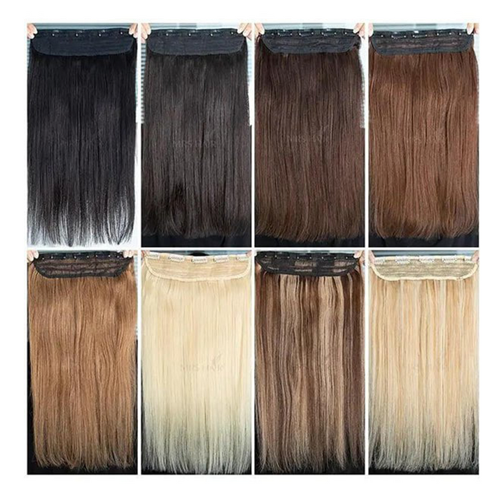 MRSHAIR MRSHAIR One Piece Clip In Human Hair 14 18 22inch