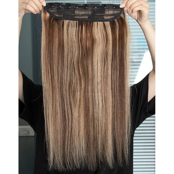 MRSHAIR MRSHAIR One Piece Clip In Human Hair 14 18 22inch