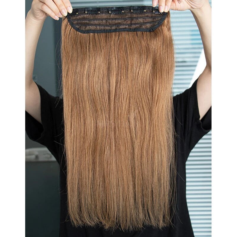 MRSHAIR MRSHAIR One Piece Clip In Human Hair 14 18 22inch