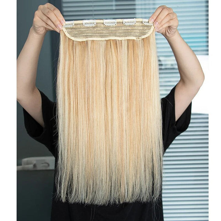 MRSHAIR MRSHAIR One Piece Clip In Human Hair 14 18 22inch