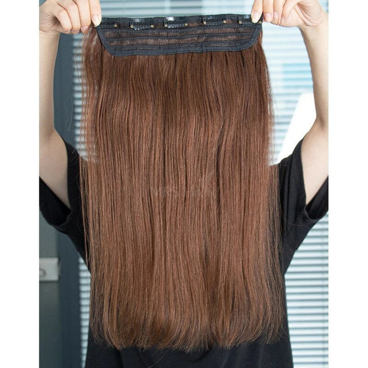 MRSHAIR MRSHAIR One Piece Clip In Human Hair 14 18 22inch