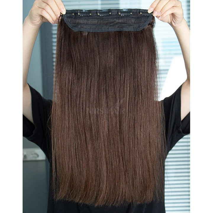 MRSHAIR MRSHAIR One Piece Clip In Human Hair 14 18 22inch