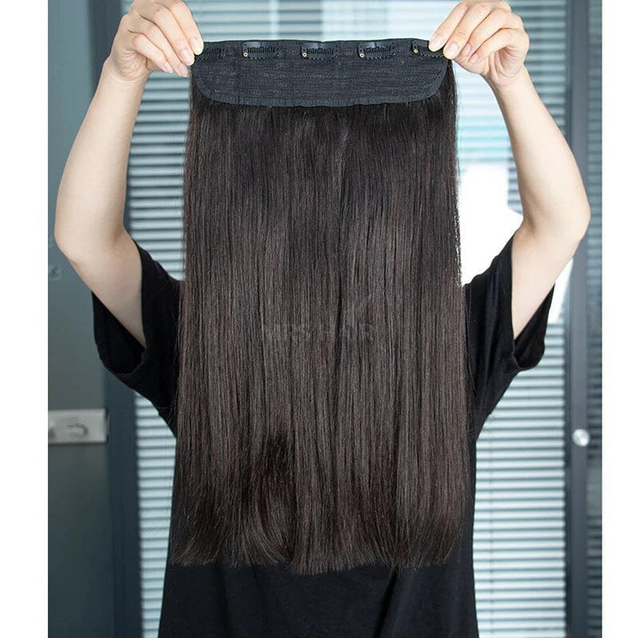 MRSHAIR MRSHAIR One Piece Clip In Human Hair 14 18 22inch