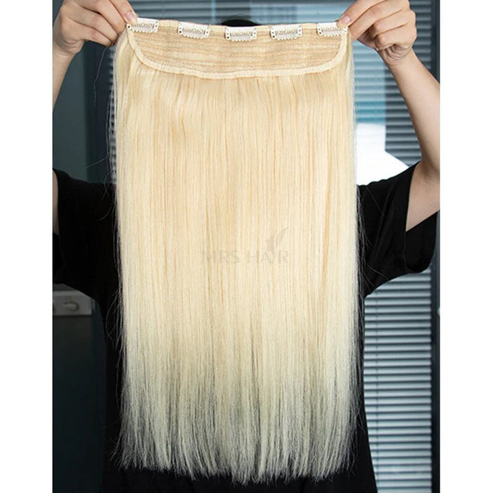 MRSHAIR MRSHAIR One Piece Clip In Human Hair 14 18 22inch