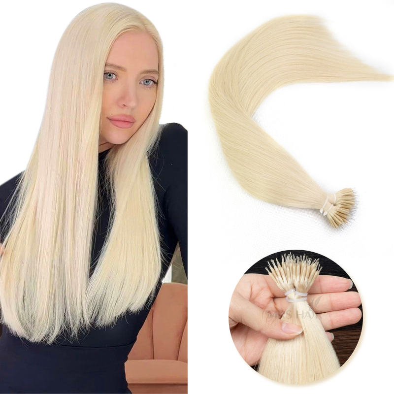 MRSHAIR MRSHAIR Premium Virgin Cuticle Nano Ring Human Hair Extensions
