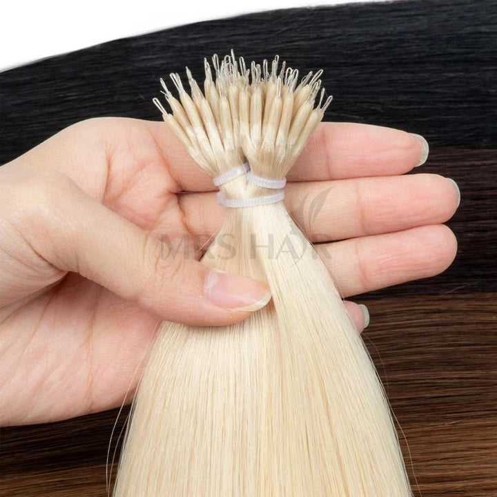 MRSHAIR MRSHAIR Premium Virgin Cuticle Nano Ring Human Hair Extensions