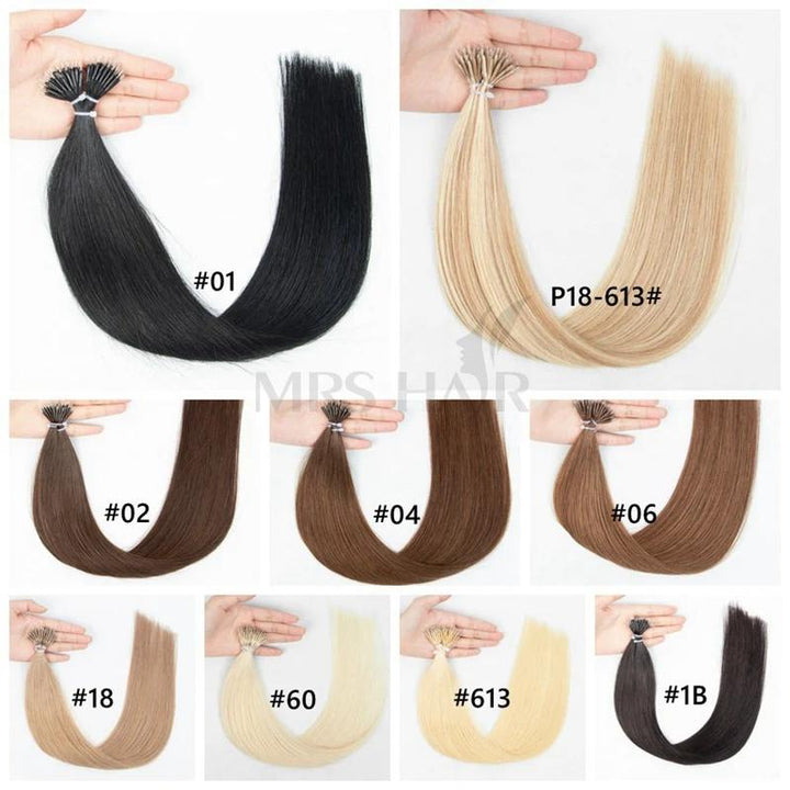 MRSHAIR MRSHAIR Premium Virgin Cuticle Nano Ring Human Hair Extensions