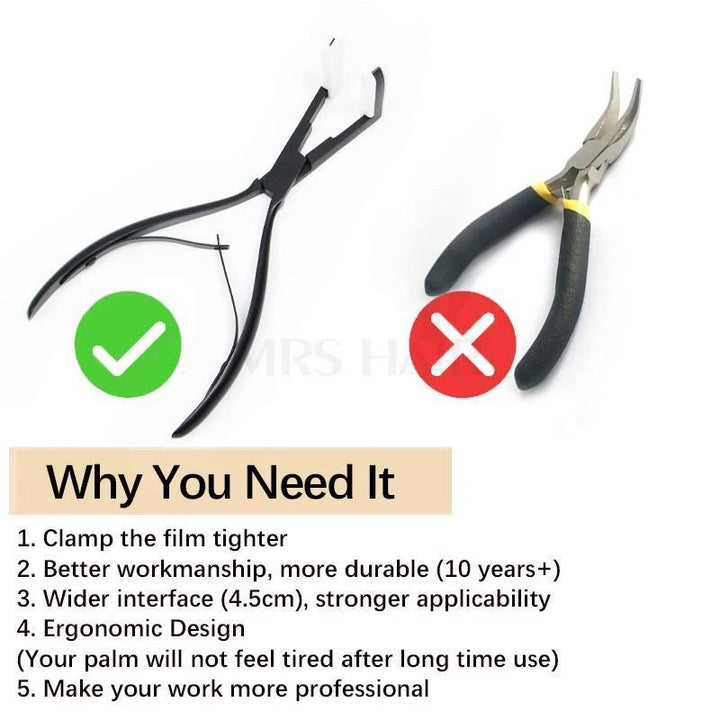 MRSHAIR MRSHAIR Professional Tape Hair Extension Pliers