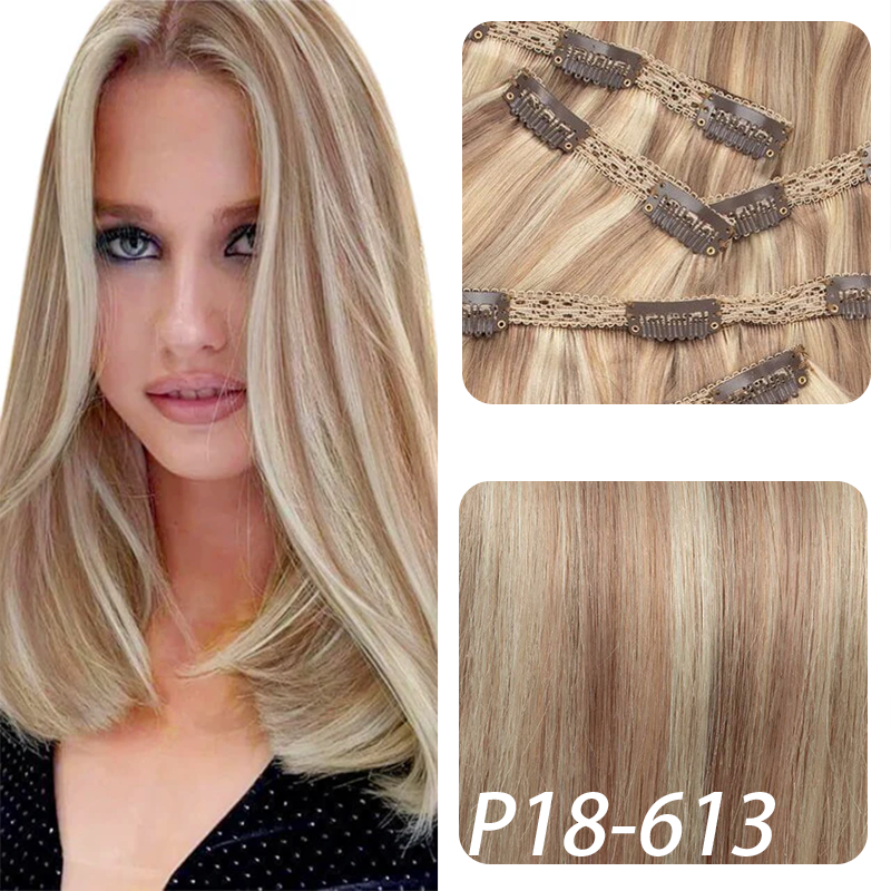 MRSHAIR MRSHAIR Seamless Clip in Human Hair Extensions 160g~240g