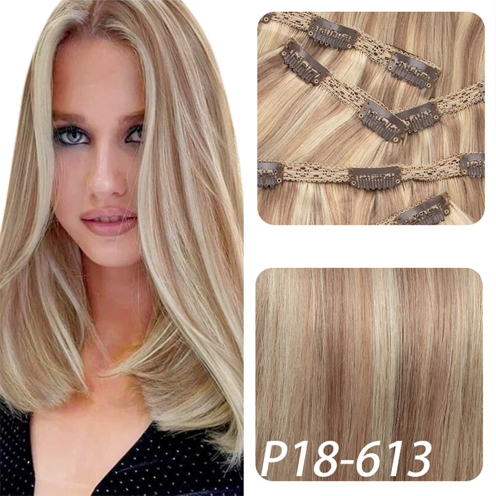 MRSHAIR MRSHAIR Seamless Clip in Human Hair Extensions 160g~240g