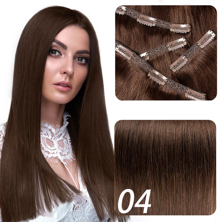 MRSHAIR MRSHAIR Seamless Clip in Human Hair Extensions 160g~240g