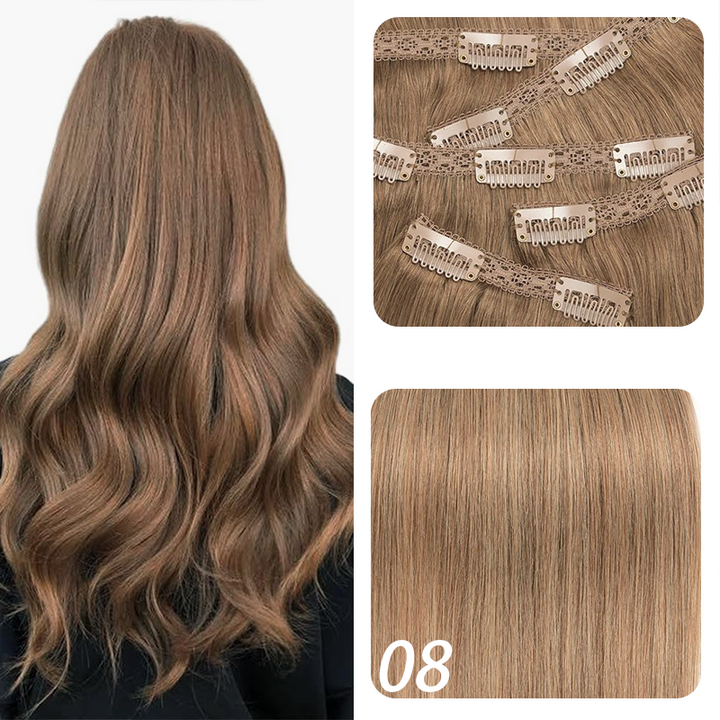 MRSHAIR MRSHAIR Seamless Clip in Human Hair Extensions 160g~240g