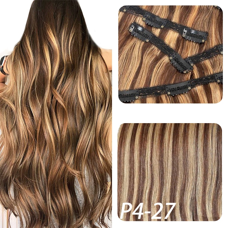 MRSHAIR MRSHAIR Seamless Clip in Human Hair Extensions 160g~240g