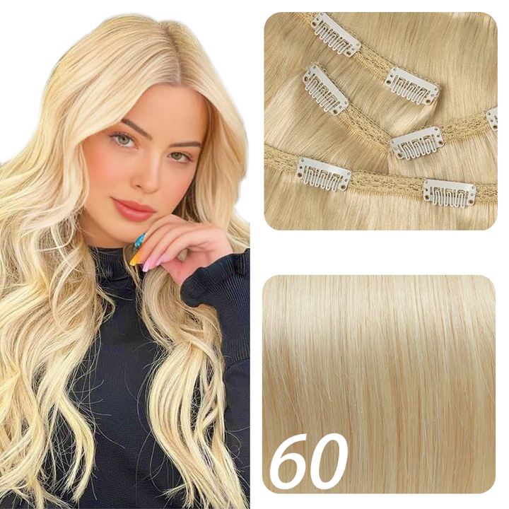 MRSHAIR MRSHAIR Seamless Clip in Human Hair Extensions 160g~240g