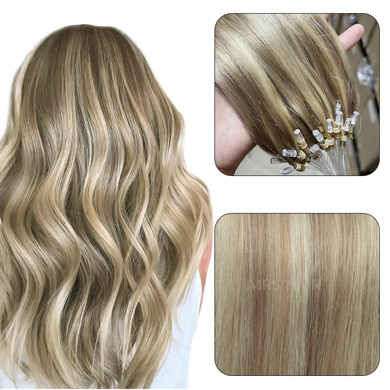 MRS HAIR Micro Ring Loop Human Hair Extensions